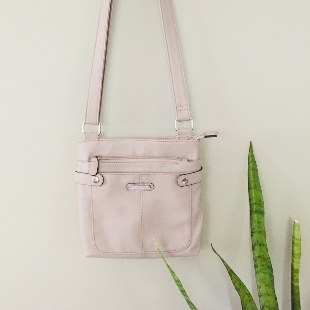 ♦️ Buy 2 Get 1 Free Rosetti triple entry crossbody bag taupe